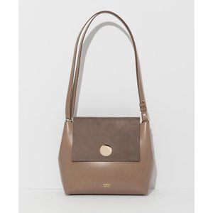 NWT IMAGO-A Nº42 Carré w Disc Leather Shoulder Bag